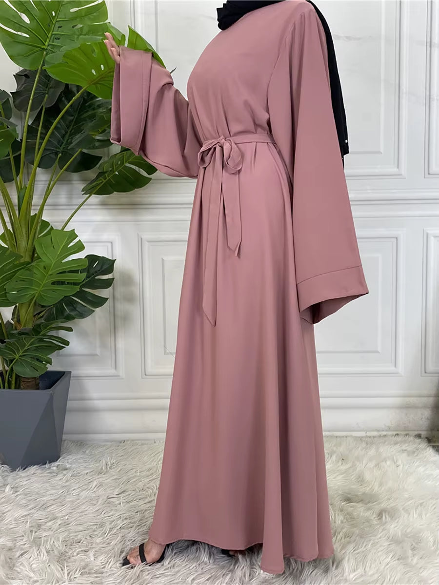 Luxury Turkish-Style Abaya for Women – Modest Ramadan Maxi Kaftan Dress