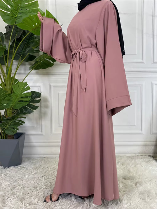 Luxury Turkish-Style Abaya for Women – Modest Ramadan Maxi Kaftan Dress