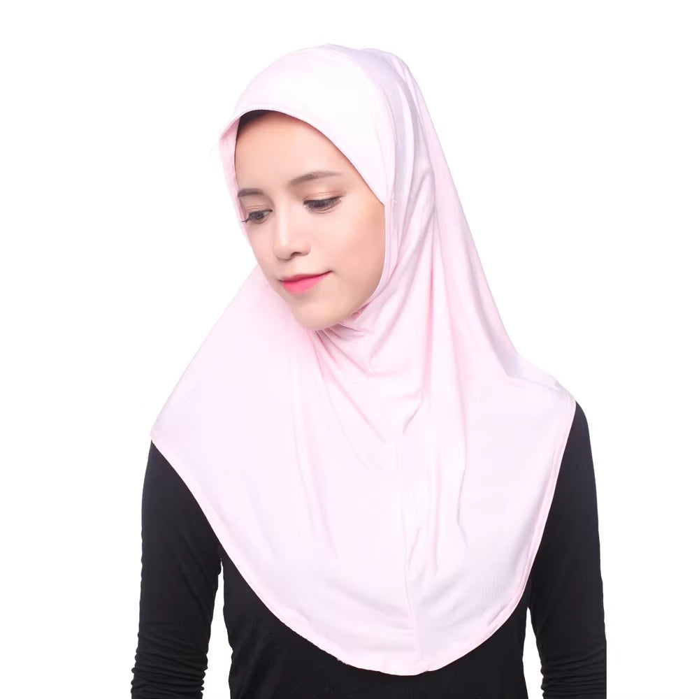 Elegant Floral Ice Silk Hijab for Women - Stylish Muslim Scarf & Arab Shawl