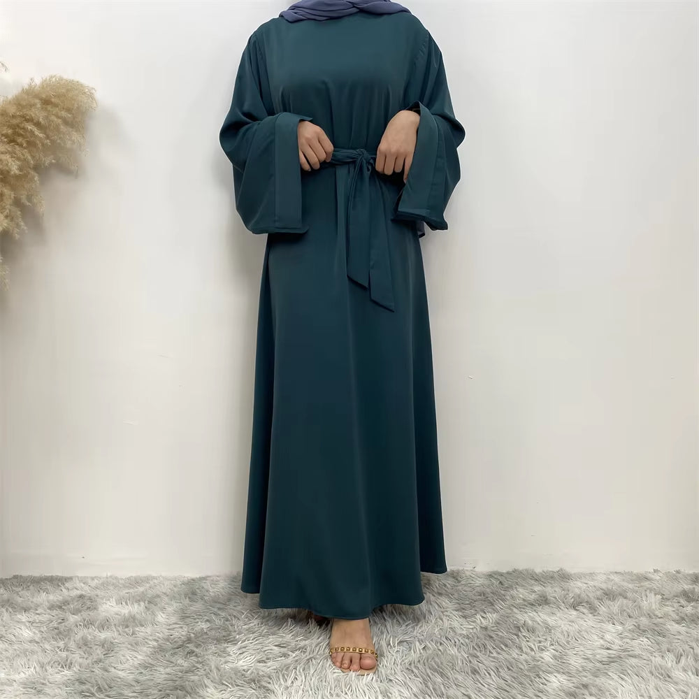 Luxury Turkish-Style Abaya for Women – Modest Ramadan Maxi Kaftan Dress