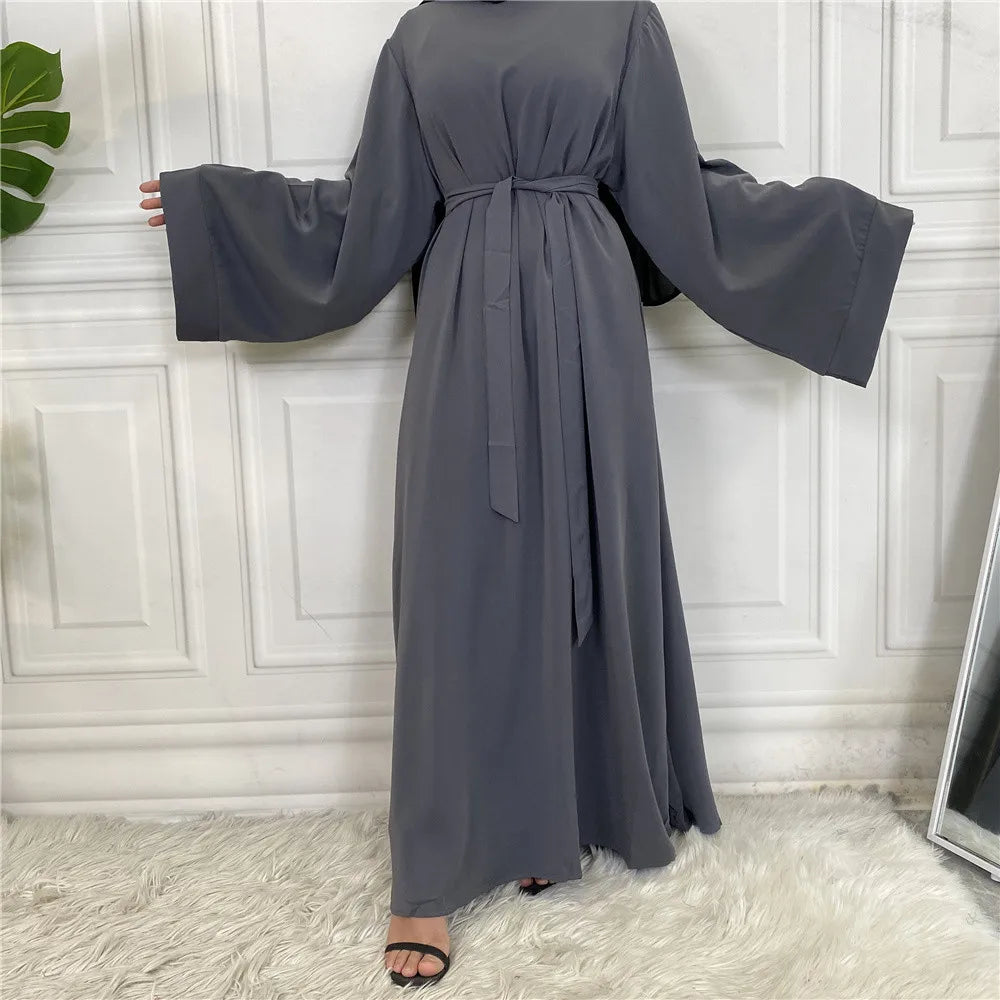 Luxury Turkish-Style Abaya for Women – Modest Ramadan Maxi Kaftan Dress