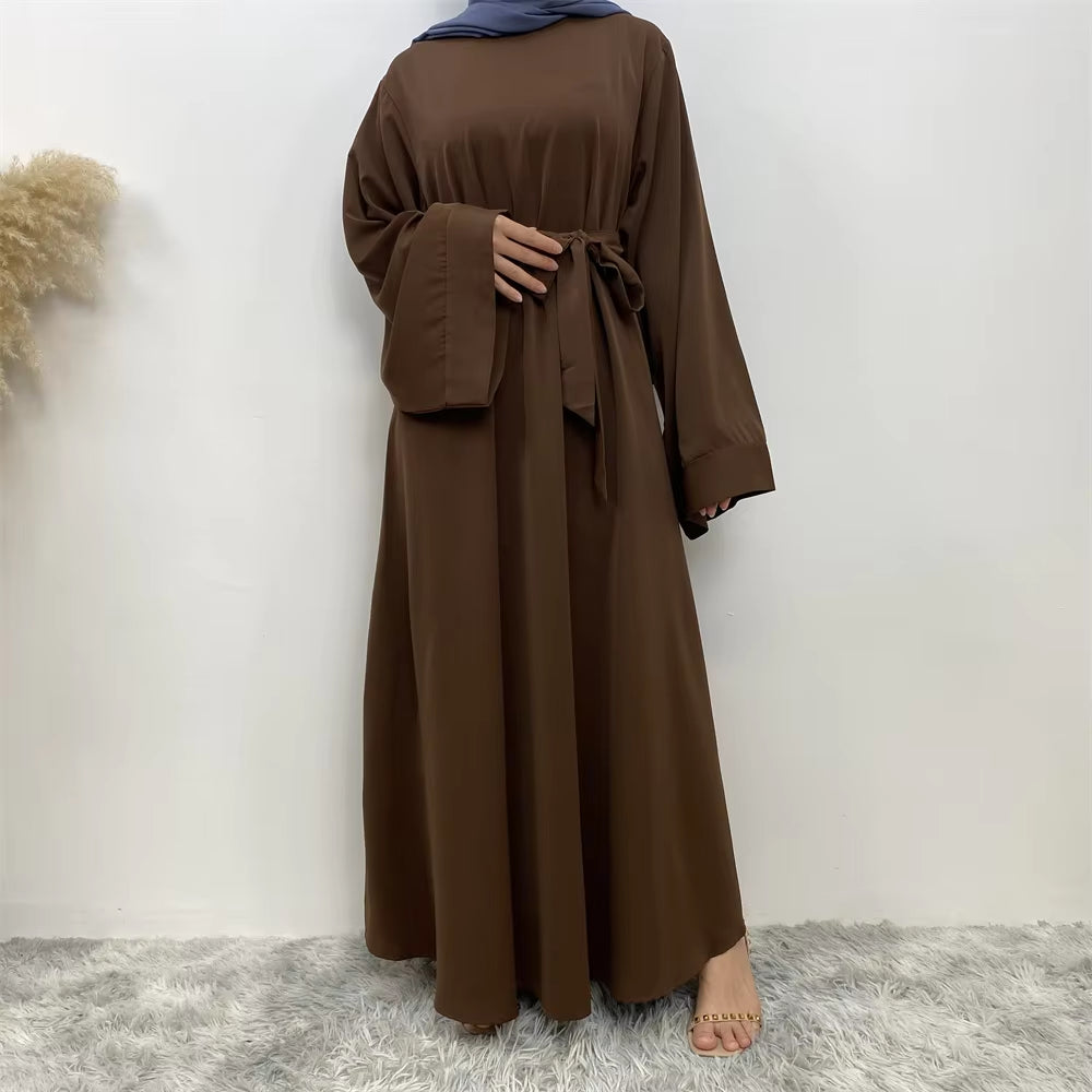 Luxury Turkish-Style Abaya for Women – Modest Ramadan Maxi Kaftan Dress