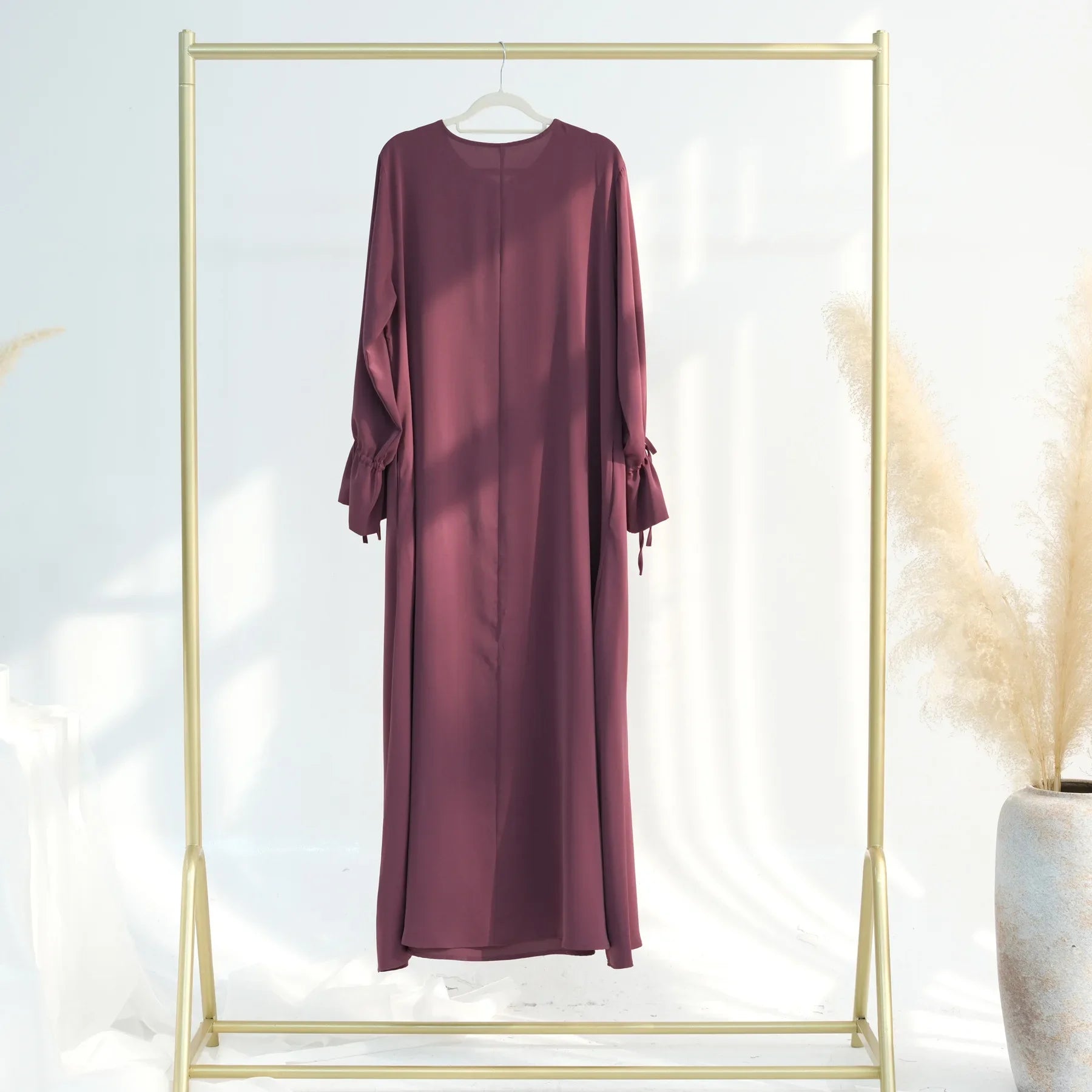 Elegant Ramadan Abaya for Muslim Women - Modest Dubai Style Dress 2025, Perfect for Islamic Events and Church Gatherings