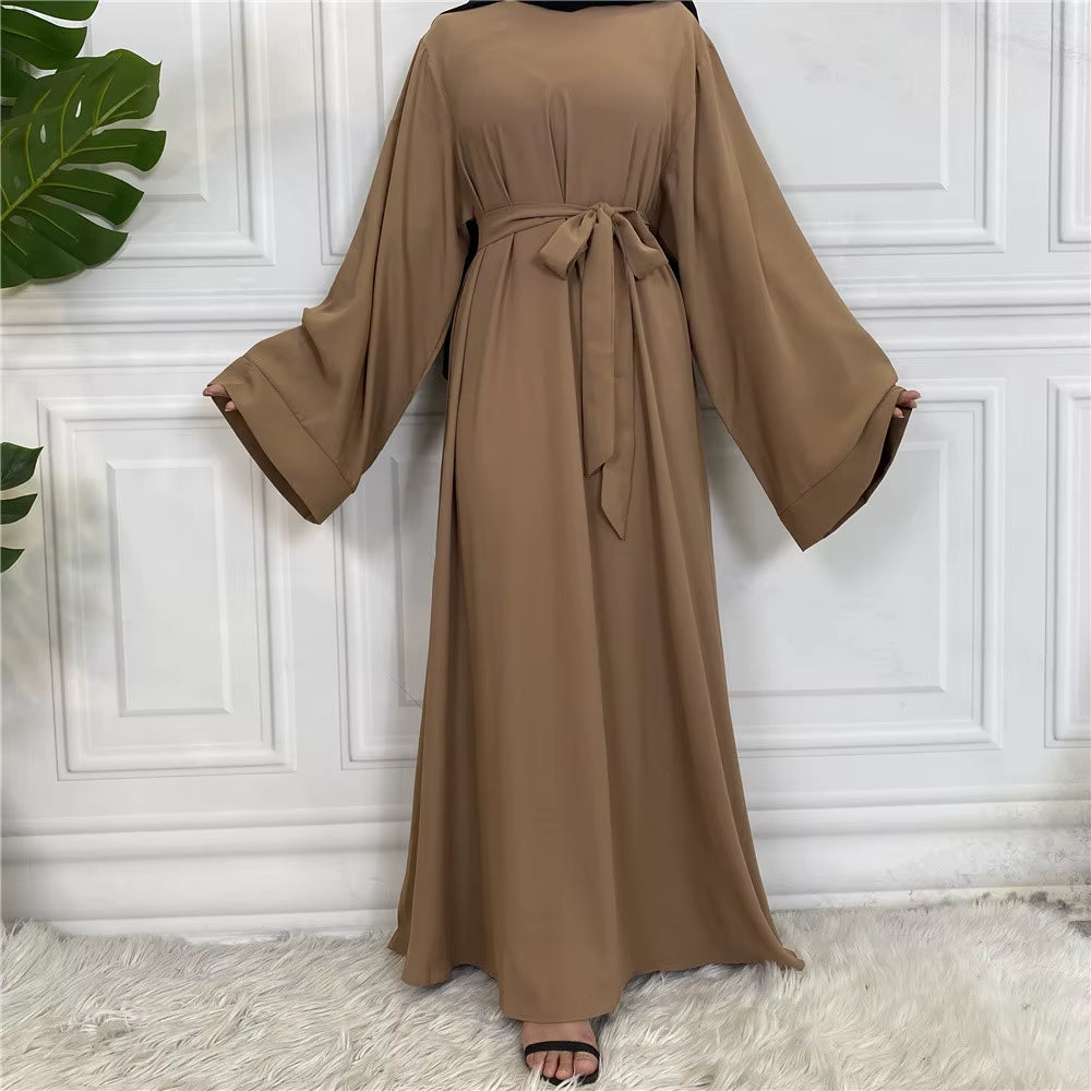Luxury Turkish-Style Abaya for Women – Modest Ramadan Maxi Kaftan Dress