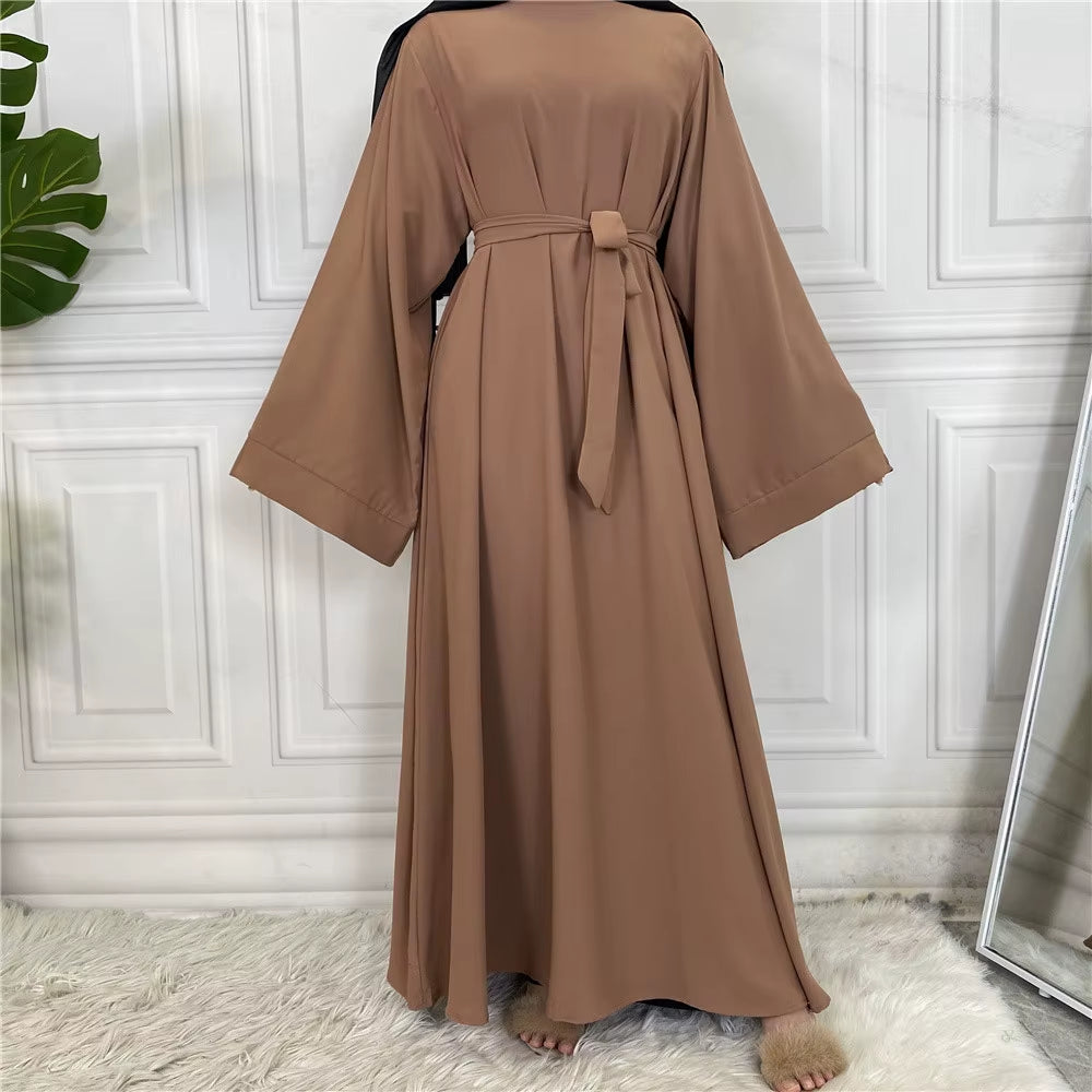Luxury Turkish-Style Abaya for Women – Modest Ramadan Maxi Kaftan Dress